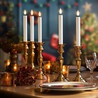 6 Packs 9 64  Window Candles With Remote Timer Battery Operated Flameless Led Ta