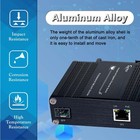 Industrial Gigabit Media Converter With 1 Rj45   1 Sfp Port 30w Poe   Din Rail
