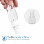 30 60ml Travel Spray Bottle Plastic Transparent Perfume Empty Atomizer Usa
