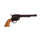 Denix M1873 Black Finish Cavalry Non-firing Replica Revolver -wood Grain Grips