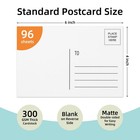 Blank Postcards For Mailing 4x6  Goefun 300 Gsm Printable 96pack  White 