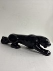 Black Panther 20  Vintage Pottery Stalking Cat Figure Ceramic Art Mcm Jaguar 