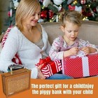 Cash Bank Wooden Savings Box  10000 Savings Challenge Box  Cash Coin Piggy Bank