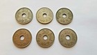 Palestine British Mandate Coin 20 Mil 1927 Km5 Ww2 Avf Israel Lot Of 6 Coins