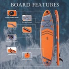 Inflatable Stand Up Paddle Board Extra Wide Paddle Board   Waterproof Bag