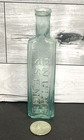 Antique Genuine Essence Medicine Bottle Aqua Rolled Lip Pontil
