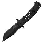 Modern Tanto Tactical Black Spring Assisted Open Folding Pocket Knife 8 25 