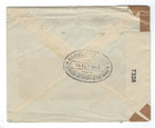 X- 1942 Buenos Aires Argentina Commercial Oval To Providence Ri Wwii Censor Tape