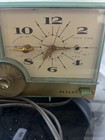 Aquamarine Mid Century Retro Vintage 1959 Arvin Model 5583 Am Tube Clock Radio