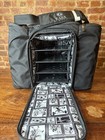 6 Pack Fitness Innovator 300 Meal Prep Tote Lunch Bag Black No Containers