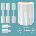 500 Pcs Jewelry Tags Roll For Necklace Earring Price Identify self Adhesive
