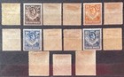Northern Rhodesia  Georg Vi  1938-52  sc 25-41  Short Set  Mhr Og  F-vf  Cv 80 