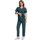 Medical Nursing Scrub Set Niaahinn Uniforms Men Women Unisex Top Pants Workware