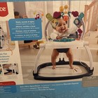 Fisher Price Astro Kitty Spacesaver Jumperoo Baby Activity Center Music Lights