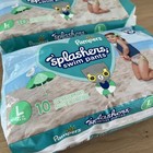  lot Of 2  Pampers Splashers Swim Pant Sz Large -  31 Lbs - 20 Total