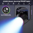 230w Led Moving Head Light Rgbw 48prism Beam Stage Disco Bar Dmx Spot Lighting