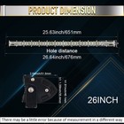 26  3500w Dual Row Led Work Light Bar 4x4 Truck Suv Atv Driving Fog Lamp 25  27 