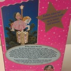 Mr  Christmas Barbie Rotating Carousel Tree Topper 90p Pink White Gold 1997