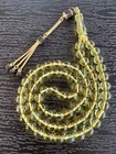 Caribbean Amber Rosary  66 Beads  Tesbih  Misbaha  Damla Kehribar  Bernstein