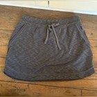 Athleta Techie Terry Skort In Gray Size Medium