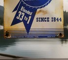 Vintage Pabst Blue Ribbon Beer Sign Porcelain Iroquois Schlitz Redtop Jax Piel s