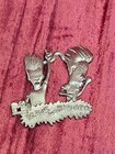 Mtv Beavis   Butthead Headbanging Vintage 90   s Pewter Necklace Charm   Pin Lot