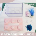 Small Betta Fish Tank  Mini Fish Tank Aquarium Tank Kit With Blue Gravel   Re   