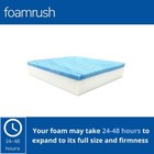 Foamrush 20  X 40  Cool Gel Memory Foam Seat Sofa Cushion Medium Firm Usa