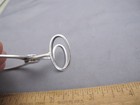 Vintage Sterling Sugar Tongs-ice Tong Shaped-spring Hinge