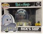 Funko Pop  Rick s Ship Rick And Morty Hot Topic Exclusive Rides  34 Vinyl Figure