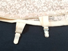 Sz 48x Large Up To Sz 40 Waist Sexy Lace Mesh Open Bottom Girdle 4 Metal Garters