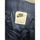 Nike Boy   s Navy Blue Athletic Shorts With Light Blue Logo