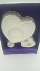 Wilton Wedding Unity Candle Holder Heart Scroll Motif Bride Groom Ceremony 