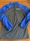 Nike Dri-fit Kentucky Wildcats Mens Large Blue Gray Quarter Zip Pullover Jacket