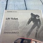 1989 Toyota 4 Runner Sr5 Suv Truck Vintage Print Ad poster Promo Art Magazine Pg