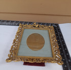 Vintage Matson Picture Frame Dogwood Bird 6  X 5  Gold Metal Signed