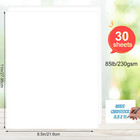 White Cardstock 8 5 X 11  230gsm Cover Cardstock Paper  85 Lb Heavy Card Stock 