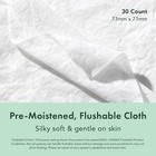 Rael Flushable Feminine Wipes  Ph Balanced  Daily Use  Clean Ingredient  3 Pack 