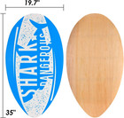 35 Inch Skimboard With High Gloss Coat Wood Skim Board For Beginners kids  Teena
