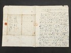 1843 Antique Stampless Cover Letter Broome Ny Wm G Shuart Newburgh Cattle Drive