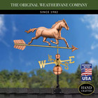 Trotting Horse Weathervane - Pure Copper