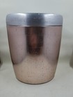 Vintage Copper And Aluminum West Bend Kitchen Canisters - Flour   Tea 