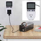 Digital Temperature Controller Thermostat Timer Switch Socket Heater Cooler New