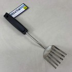 Rsvp  2 Pack  Stainless Steel Fantastic Food Fork 10 x2  Black