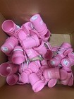 Lot Of 4 Lowes Mini Pink Bucket With Lids