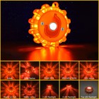 3 Safety Led Flare Disc Emergency Warning Flashing Light Roadside Strobe Beacon