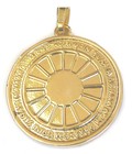 Feng Shui 3-legged Bird Pendant For Success - Sun