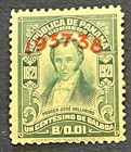 Travelstamps  1937 Panama Stamps Scott  300 - 1937-38 Overprint Mint Mnh Og