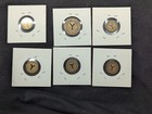 6x Nyc Transit Authority Subway Tokens     1 Pre-1970 Large   5 Post-1970 Small