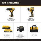 Dewalt Dck277d2 20v Max Brushless Combo Kit 2-tool   Batteries charger toolbag